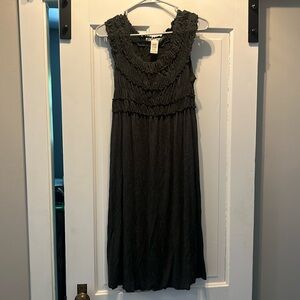 Comfy gray t shirt style dress